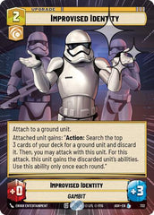 Improvised Identity - 732 - Legendary (Hyperspace Foil) - Ashes of the Empire