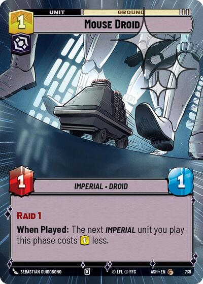 Mouse Droid - 739 - Common (Hyperspace Foil) - Ashes of the Empire