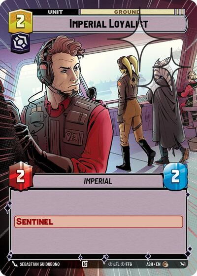 Imperial Loyalist - 741 - Common (Hyperspace Foil) - Ashes of the Empire