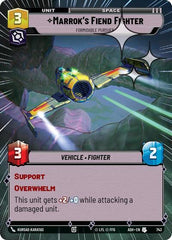 Marrok's Fiend Fighter - Formidable Pursuer - 743 - Uncommon (Hyperspace Foil) - Ashes of the Empire