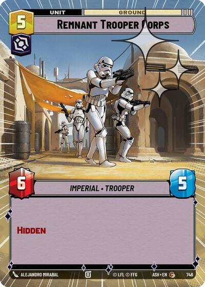 Remnant Trooper Corps - 746 - Common (Hyperspace Foil) - Ashes of the Empire