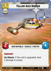 Yellow Aces Bomber - 755 - Uncommon (Hyperspace Foil) - Ashes of the Empire