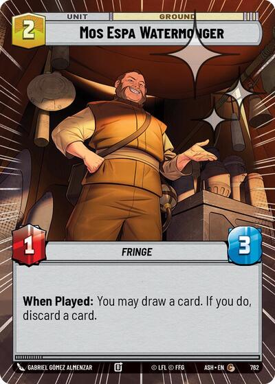 Mos Espa Watermonger - 762 - Common (Hyperspace Foil) - Ashes of the Empire