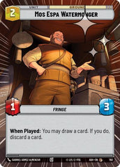 Mos Espa Watermonger - 762 - Common (Hyperspace Foil) - Ashes of the Empire