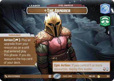 The Armorer - Steel Shapes Us - 767 - Rare (Showcase) - Ashes of the Empire