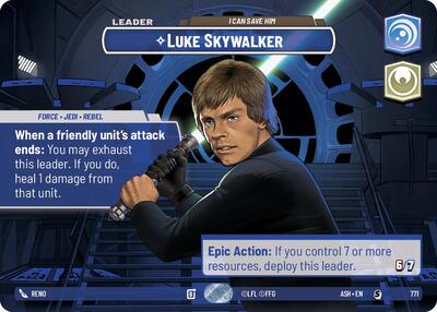 Luke Skywalker - I Can Save Him - 771 - Special (Showcase) - Ashes of the Empire