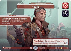 Vane - Quarrelsome Pirate - 778 - Rare (Showcase) - Ashes of the Empire