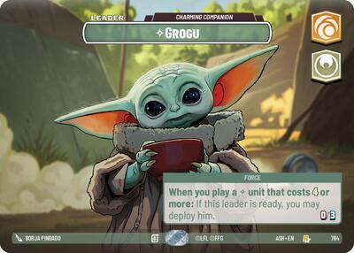 Grogu - Charming Companion - 784 - Rare (Showcase) - Ashes of the Empire