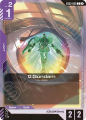 0 Gundam (Store Tournament Participation Pack 05) - GD03-063 - COMMON - Gundam Promotional Cards