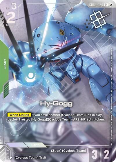 Hy-Gogg (Store Tournament Winner Pack 05) - GD03-024 - Full Art Uncommon - Gundam Promotional Cards