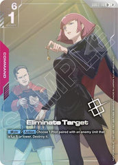 Eliminate Target (Store Tournament Winner Pack 05) - GD03-110 - Full Art Uncommon - Gundam Promotional Cards