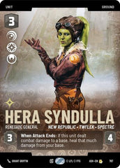 Hera Syndulla - Renegade General - 787 - Rare (Prestige) - Ashes of the Empire