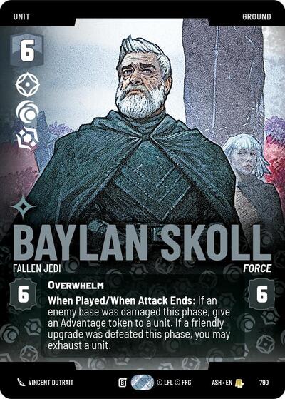 Baylan Skoll - Fallen Jedi - 790 - Rare (Prestige) - Ashes of the Empire
