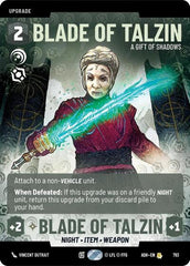 Blade of Talzin - A Gift of Shadows - 793 - Rare (Prestige) - Ashes of the Empire
