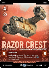 Razor Crest - Outfitted Armament - 805 - Uncommon (Prestige) - Ashes of the Empire