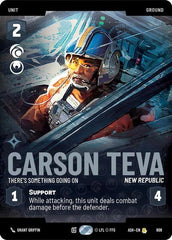 Carson Teva - There's Something Going On - 809 - Rare (Prestige) - Ashes of the Empire