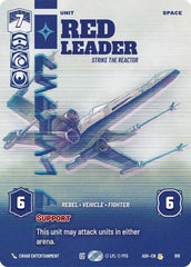 Red Leader - Strike the Reactor - 818 - Rare (Prestige) - Ashes of the Empire