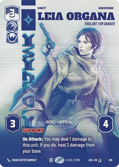 Leia Organa - Vigilant for Danger - 819 - Special (Prestige) - Ashes of the Empire