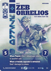 Zeb Orrelios - Fists Work Every Time - 824 - Legendary (Prestige) - Ashes of the Empire