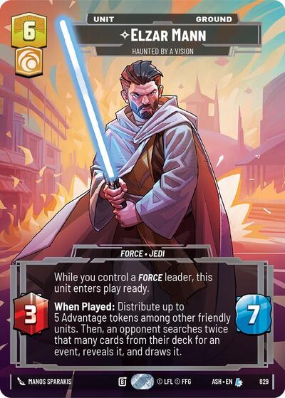 Elzar Mann - Haunted by a Vision - 829 - Legendary (Prestige) - Ashes of the Empire