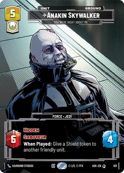 Anakin Skywalker - You Were Right About Me - 831 - Special (Prestige) - Ashes of the Empire