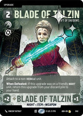 Blade of Talzin - A Gift of Shadows - 840 - Rare (Prestige Foil) - Ashes of the Empire