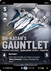 Bo-Katan's Gauntlet - Reinforce from Above - 843 - Rare (Prestige Foil) - Ashes of the Empire