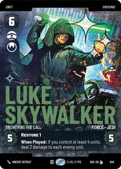 Luke Skywalker - Answering the Call - 848 - Legendary (Prestige Foil) - Ashes of the Empire