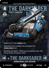 The Darksaber - Icon of Leadership - 850 - Legendary (Prestige Foil) - Ashes of the Empire