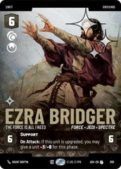 Ezra Bridger - The Force is All I Need - 859 - Uncommon (Prestige Foil) - Ashes of the Empire