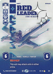 Red Leader - Strike the Reactor - 865 - Rare (Prestige Foil) - Ashes of the Empire