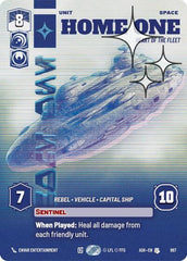 Home One - Heart of the Fleet - 867 - Uncommon (Prestige Foil) - Ashes of the Empire