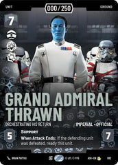 Grand Admiral Thrawn - Orchestrating His Return (Serialized) - 882 - Rare - Ashes of the Empire