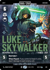 Luke Skywalker - Answering the Call (Serialized) - 895 - Legendary - Ashes of the Empire