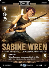 Sabine Wren - I Learned the Hard Way (Serialized) - 905 - Uncommon - Ashes of the Empire