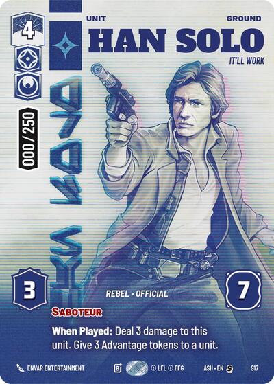 Han Solo - It'll Work (Serialized) - 917 - Special - Ashes of the Empire