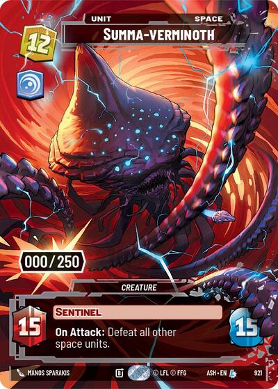 Summa-verminoth (Serialized) - 921 - Legendary - Ashes of the Empire