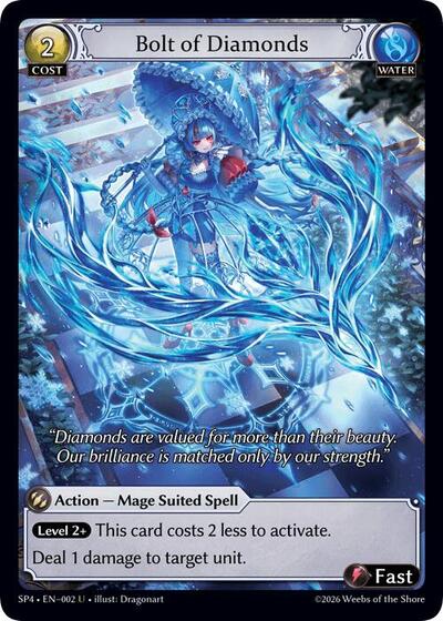 Bolt of Diamonds (Curio Foil) - 002 - Uncommon - Supporter Pack 4