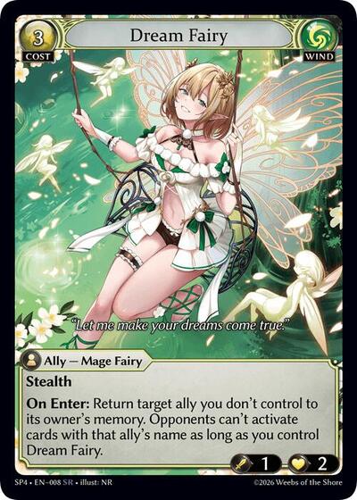 Dream Fairy (Curio Foil) - 008 - Super Rare - Supporter Pack 4
