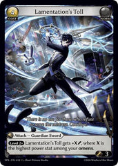 Lamentation's Toll (Curio Foil) - 014 - Uncommon - Supporter Pack 4