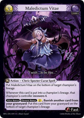 Maledictum Vitae (Curio Foil) - 019 - Super Rare - Supporter Pack 4