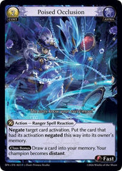 Poised Occlusion (Curio Foil) - 023 - Rare - Supporter Pack 4