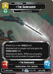 The Darksaber - Icon of Leadership - 14 - Legendary - Ashes of the Empire - Weekly Play Promos