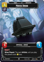 Mouse Droid - 20 - Common - Ashes of the Empire - Weekly Play Promos