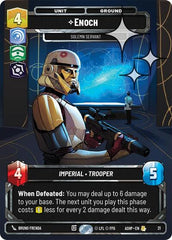 Enoch - Solemn Servant - 21 - Rare (Foil) - Ashes of the Empire - Weekly Play Promos