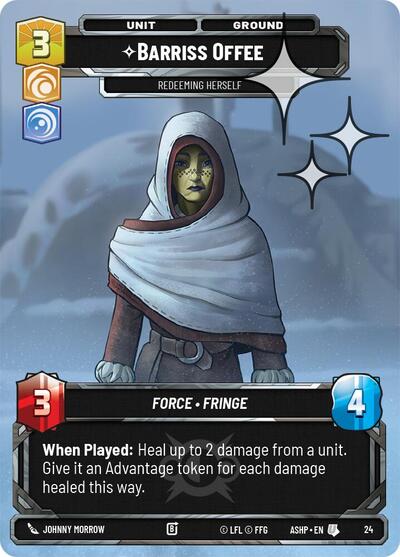 Barriss Offee - 24 - Uncommon (Foil) - Ashes of the Empire - Weekly Play Promos