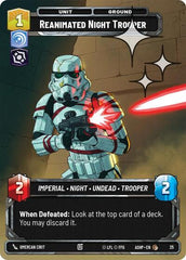 Reanimated Night Trooper - 25 - Common (Foil) - Ashes of the Empire - Weekly Play Promos