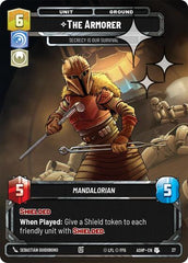 The Armorer - Secrecy is Our Survival - 27 - Uncommon (Foil) - Ashes of the Empire - Weekly Play Promos