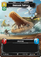 Dinosaur Turtle - 33 - Common (Foil) - Ashes of the Empire - Weekly Play Promos