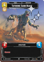 Tatooine Sand Beast - 39 - Common (Foil) - Ashes of the Empire - Weekly Play Promos